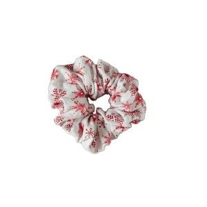 Christmas Snowflake Scrunchie Flannel | Big Scrunchies Fashion Hair Ties…